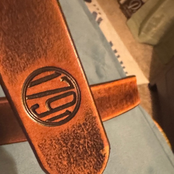 1791 GunLeather Men's Premium Brown Leather Belt pants size 32, gun belt size 36 - Picture 5 of 11